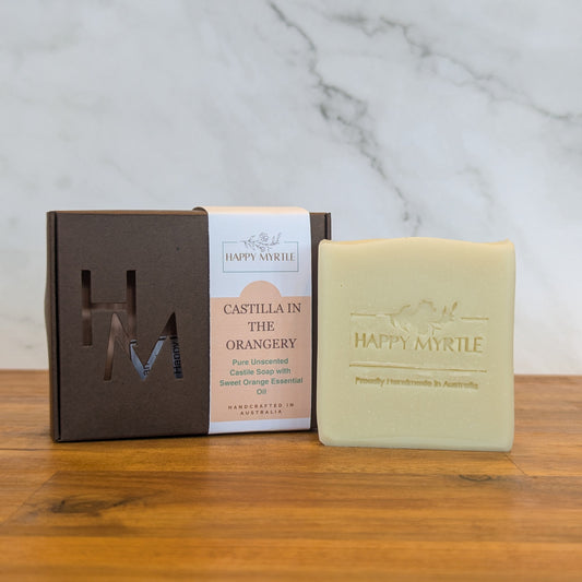 Castilla in the orangery essential oil soap with box