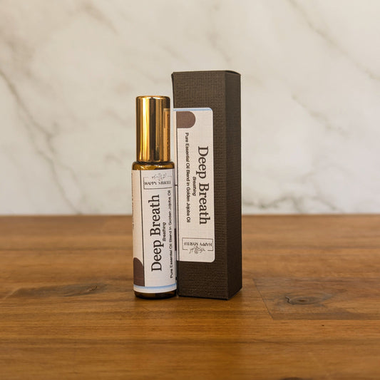 Deep breath essential oil roll on in box