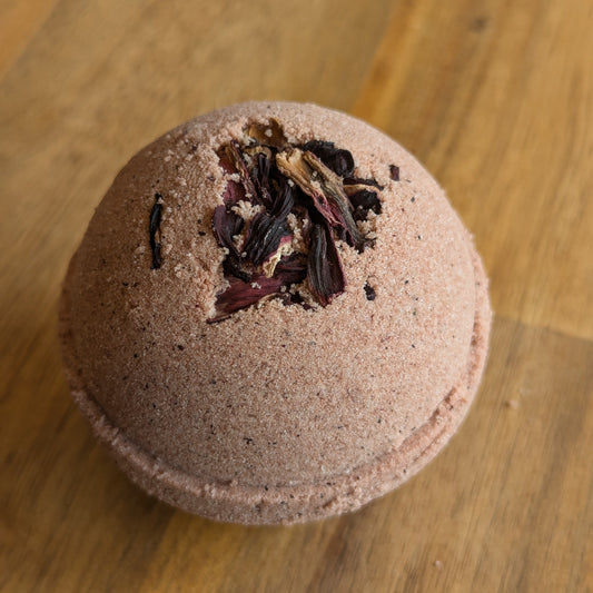 Elysian Bloom | Natural Bath Bomb with Essential Oils (Feminine Balance)