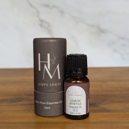 lemon myrtle essential oil 10ml with box