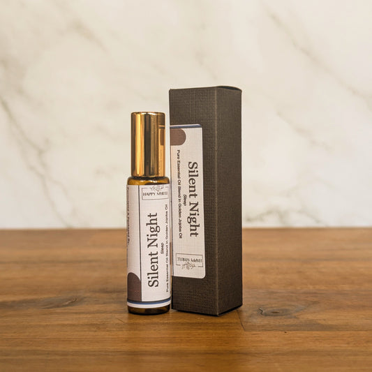 silent night essential oil roll on with box