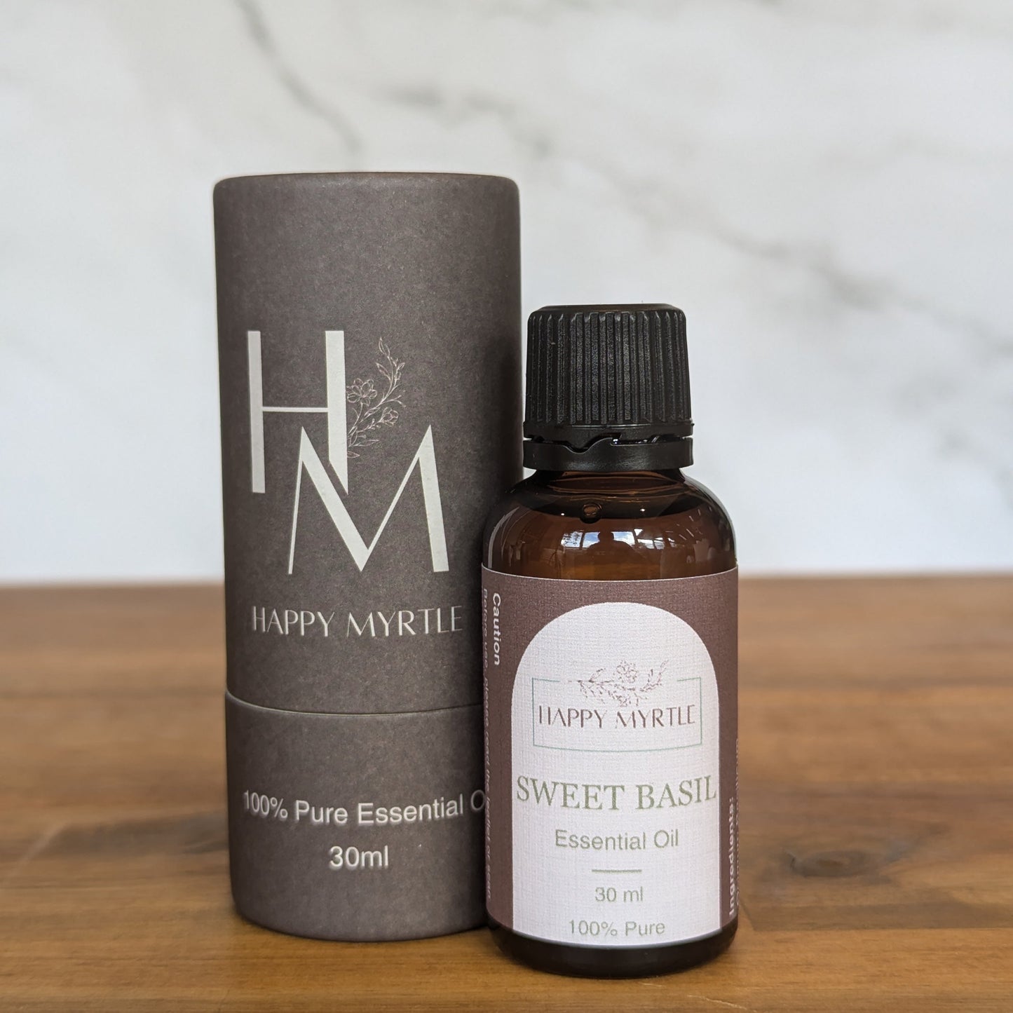 sweet basil essential oil 30ml in box