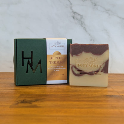 Gift of the Magi Premium soap with Frankincense and Myrrh in box