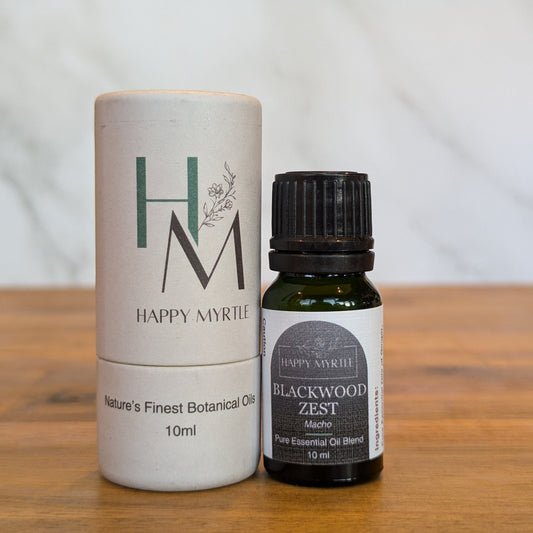 blackwood  zest essential oil with box