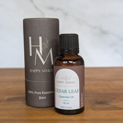 cedar leaf essential oil 30ml in box