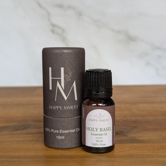 holy basil essential oil 10ml with box