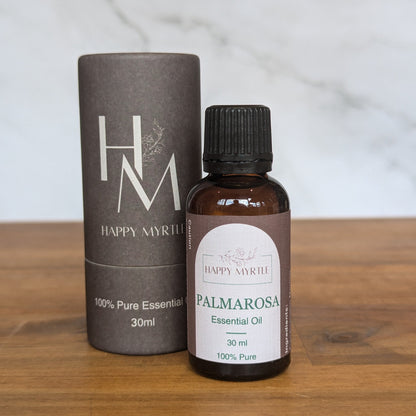 palmarosa essential oil 30ml in box